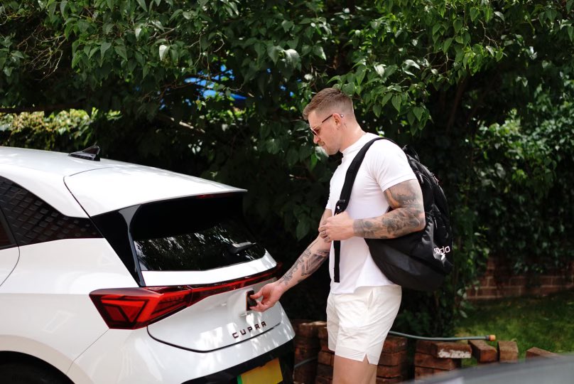 #ad New car day 🔥 Excited to have my new all-electric CUPRA Born, can’t wait to hit the roads. Thanks @cupra_uk for the new wheels. #brandambassador