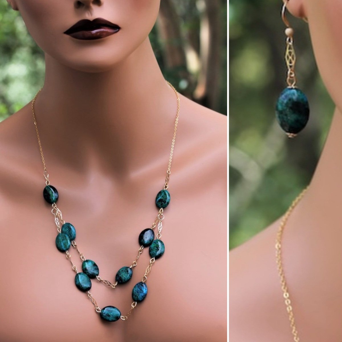 Sharing for Razie Blakley on Etsy

Really love this, from the Etsy shop ZebaCreations. etsy.me/43vC1MM #etsy #chrysocolla #greenjewelry #layerednecklaces #boldjewelry #yellowgold #jewelrysets #anniversarygift #workaccessory #mothersday