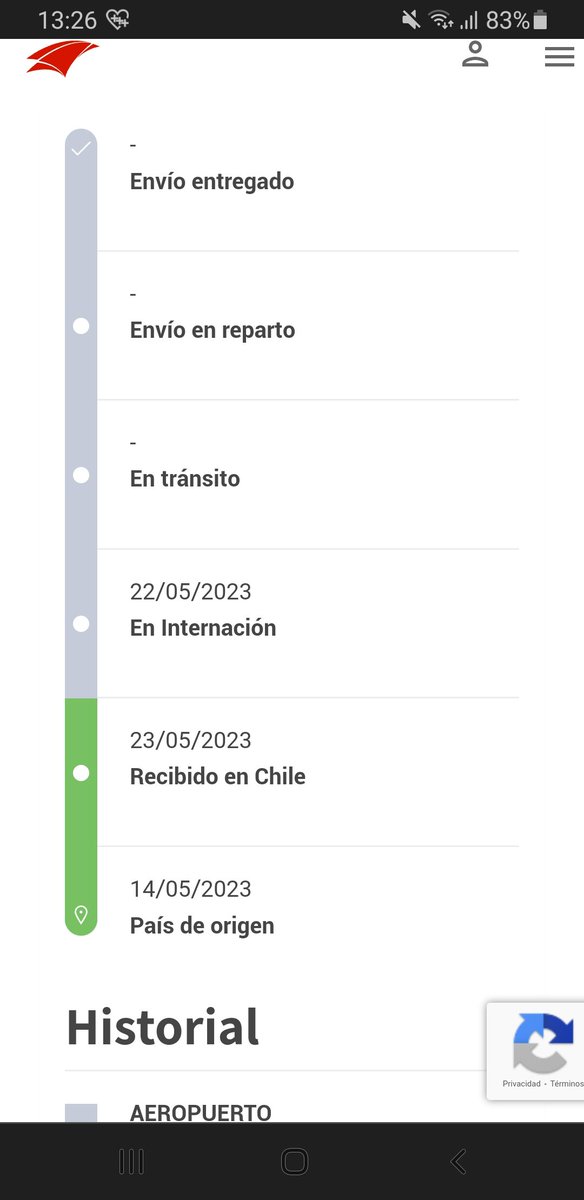 9227Kimi's tweet photo. @correoschile Hoy nuevamente me llegó la notificación de paquete "extraviado" cuando en el seguimiento ni siquiera se ha movido de internación. Da para pensar lo peor, y las "soluciones" no me benefician para nada. Decepcionada con el servicio. https://t.co/YTHJjme3pP