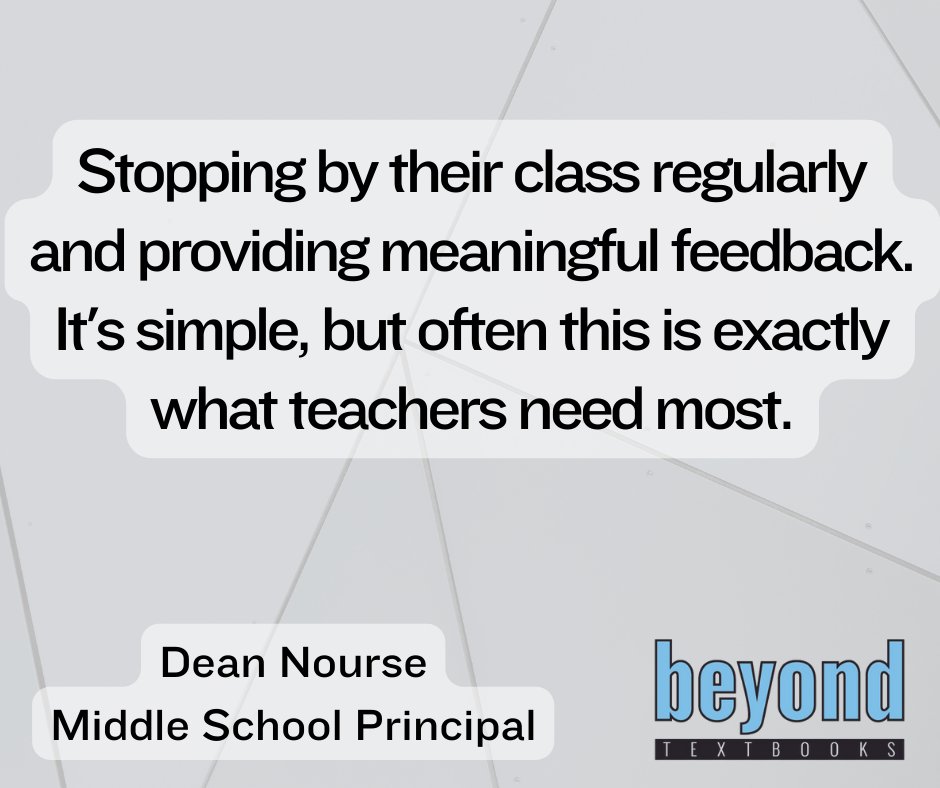 School Administrators - How can you best support teachers this year?

Meet Dean, who shares a great suggestion.

We'd love to hear your ideas as well!

#SupportingTeachers #BeyondTextbooks #Teach #Teaching #Education