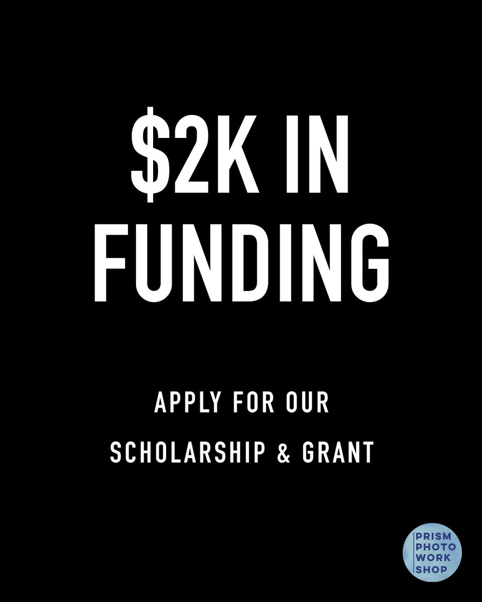 We are thrilled to announce our 2023 grant and scholarship opportunities in support of Chicago-area visual storytellers. With support from the @fieldfoundation and the Chuck Cass Memorial Fund, we’ve doubled both opportunities to $1,000 per recipient 🧵 prismphotoworkshop.com/opportunities