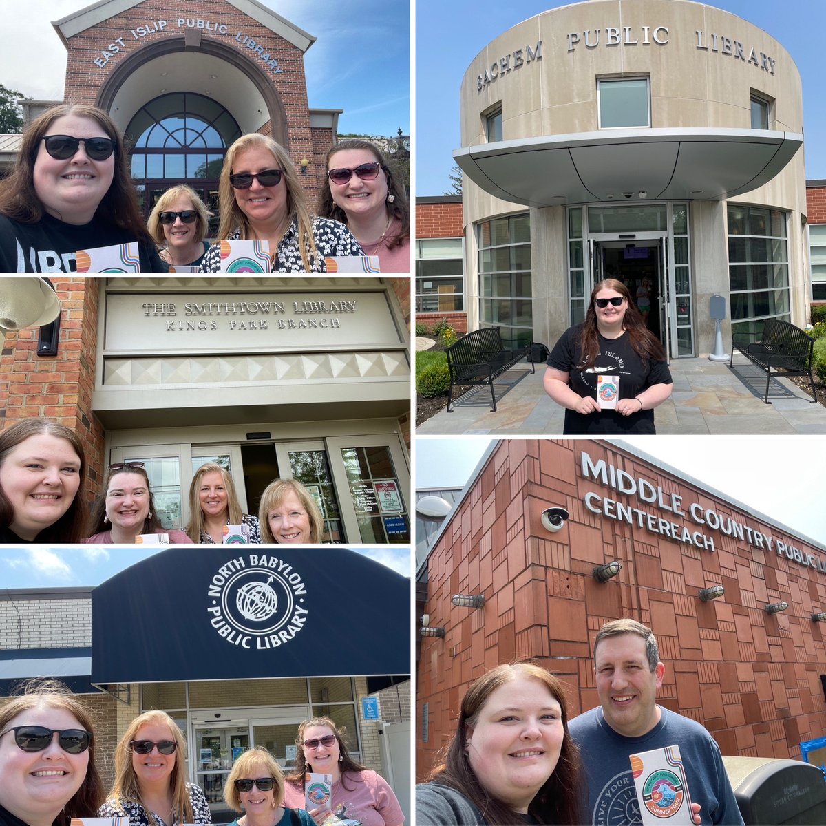 Escml's tweet image. Some of our staff members have been participating in the Suffolk Libraries&apos; Summer Tour together! 😎 They&apos;ve visited 20 libraries so far and are having a blast!

#SuffolkLibraryTour #SummerLibraryTour23