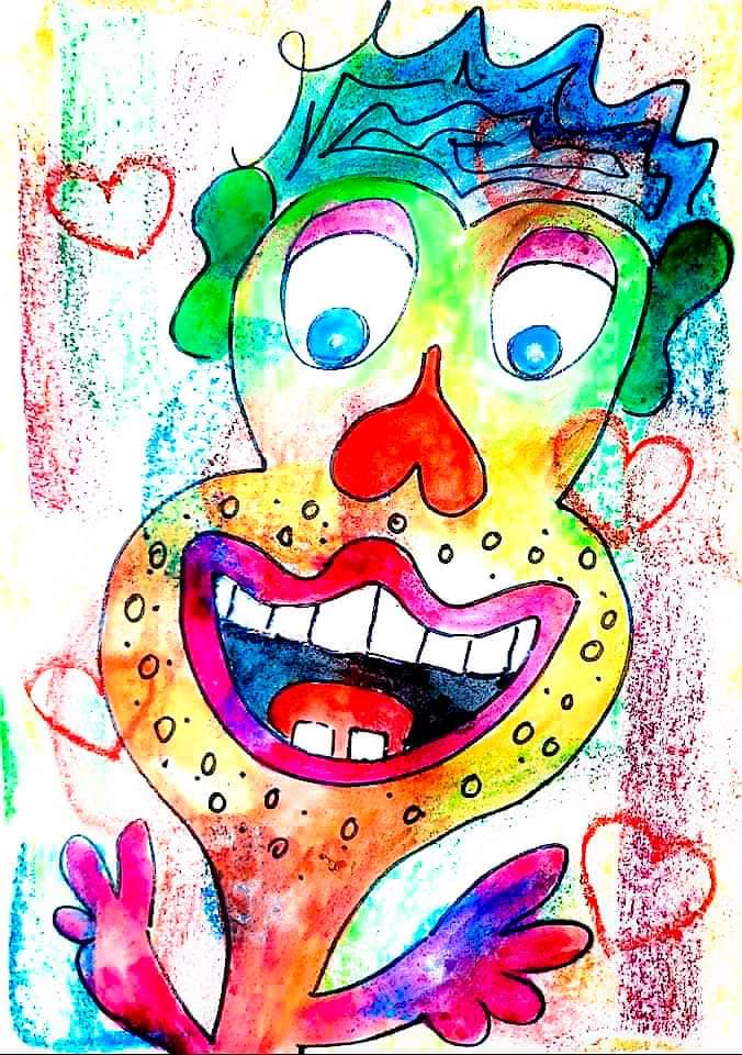 LLettink's tweet photo. Mein bester Freund. #besterfreund. Mögen alle Wesen glücklich sein. Liebe Grüße, Loys. ❤️ #art #artist #artwork #Augsburg #Kunst #Künstler #seelenart #artbrut #artbrute #LoysLettink #picoftheday #artoftheday #Skizzenbuch #Tagebuch #daily #loveley #gay #gayart 🙃 https://t.co/txJUtb9PrI
