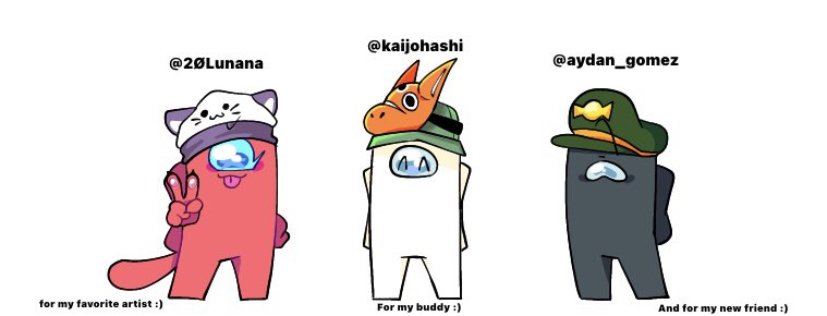 (I reposted it because I was missing some details ;-;)
 I won't fannart someone anymore
 I will random fannart :)
#amongusfanart