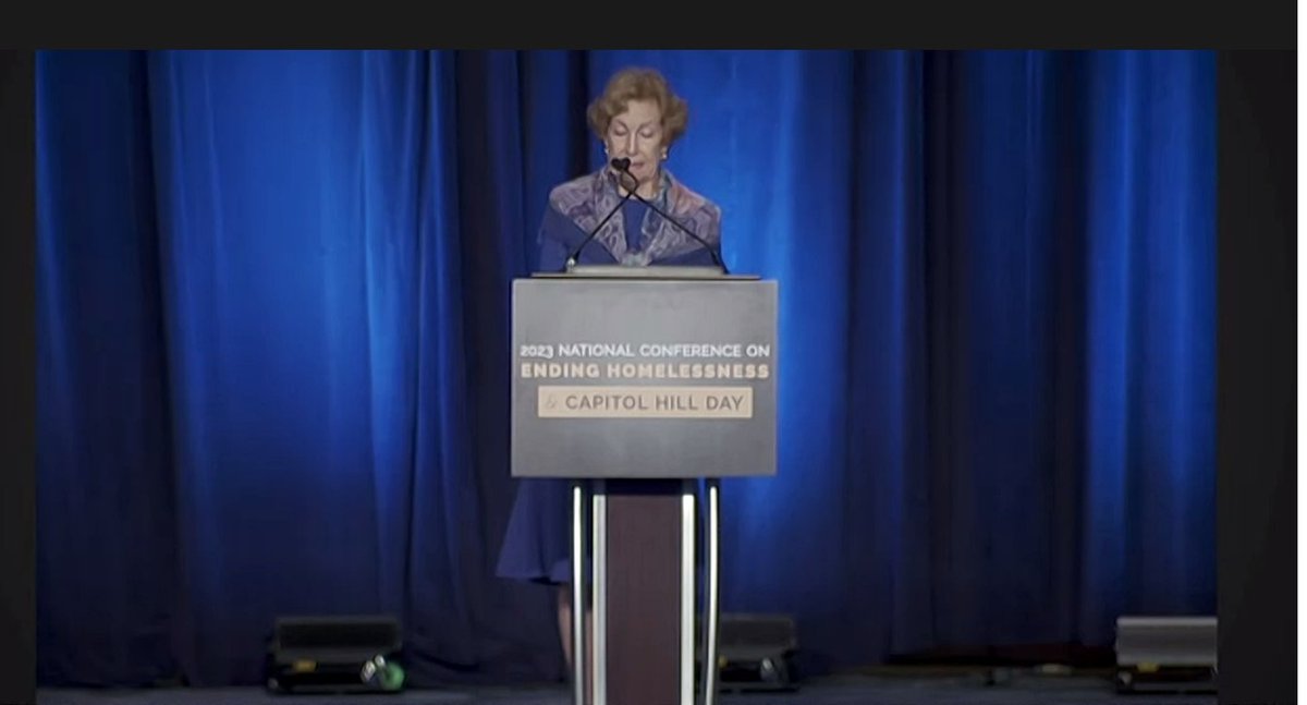 Thank you to Betty and Susan for taking political action in helping unhoused communities. #NAEH2023.