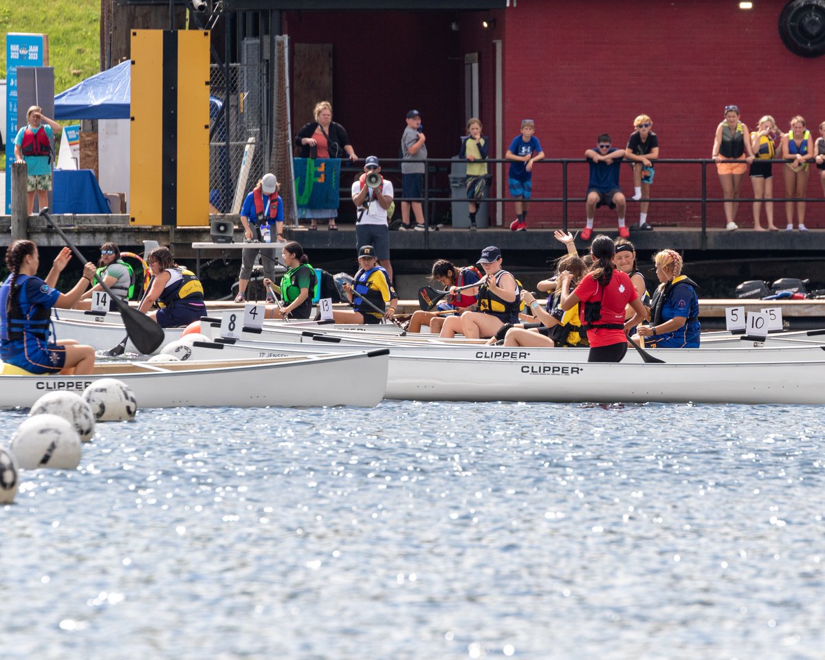NAIG2027's tweet photo. Canoe/Kayak competitions are taking off at the legendary Lake Banook. 

Presented by Clearwater https://t.co/abYbXBQIid