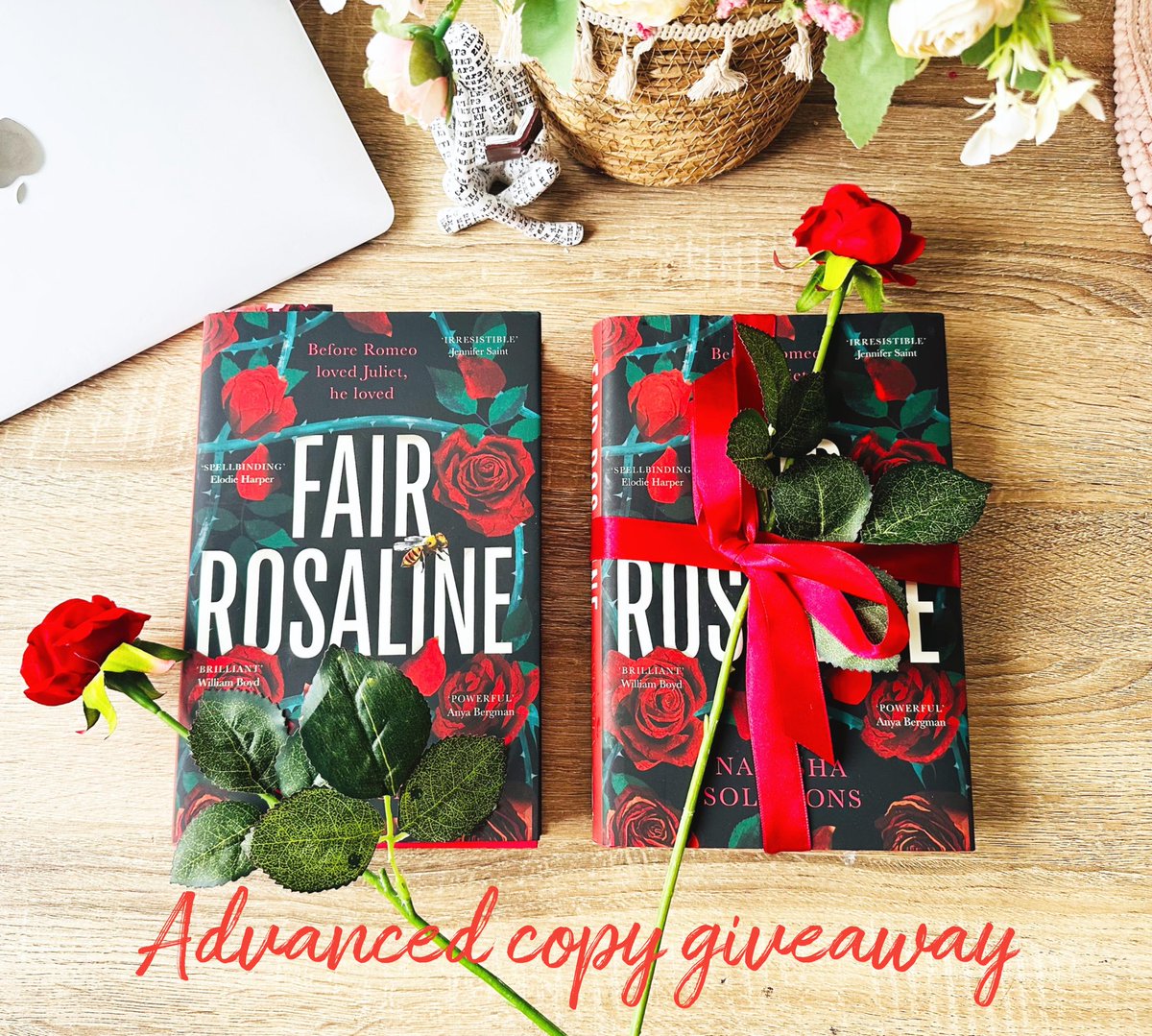 𝙰𝚍𝚟𝚊𝚗𝚌𝚎𝚍 𝚌𝚘𝚙𝚢 𝚐𝚒𝚟𝚎𝚊𝚠𝚊𝚢 🌹

To win a finished early copy of #FairRosaline by <a href="/natashasolomons/">Natasha Solomons</a> just do the following:

🌹Follow myself &amp; <a href="/natashasolomons/">Natasha Solomons</a> 

🌹Like &amp; RT this post

🌹Comment #FairRosaline

Feel free to tag your friends 🌹

Full t&amp;c’s over on insta