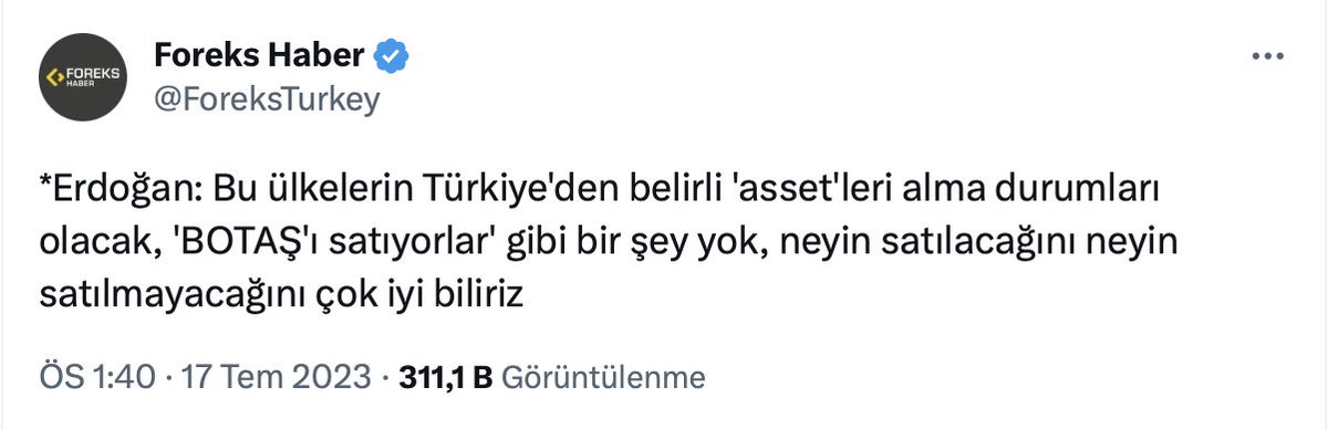 canitti's tweet photo. Kendi ülkesinin öz varlıklarından, gelir potansiyeli olan herhangi bir unsur olarak "asset" şeklinde bahseden bir lideri ilk defa görüyorum... https://t.co/ciG1IvNVd9