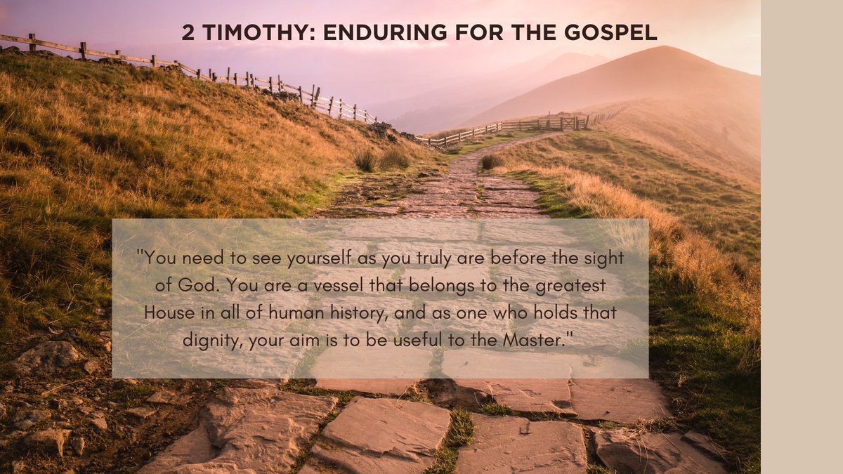 Sermon audio from yesterday: Pastor Jon Herr preaching on 2 Timothy 2:20-26, "The Lord's Servant." bit.ly/2Msdzu8