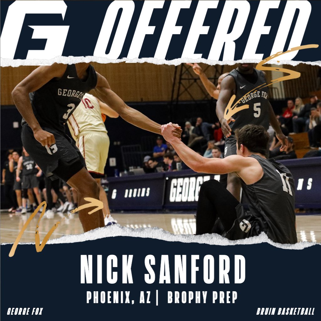 Prime Basketball AZ (@primehoopsaz) on Twitter photo Congrats to our guy Nick Sanford (<a href="/n1ck_sanford/">Nick Sanford</a>) on his offer to <a href="/GeorgeFoxMBB/">George Fox Men's Basketball</a> in Oregon!
The High Academic guard poured in 20+ 3’s this past weekend in Vegas 🔥 #PrimeFamily <a href="/BrophyHoops/">Brophy Basketball</a> Congrats to our guy Nick Sanford (<a href="/n1ck_sanford/">Nick Sanford</a>) on his offer to <a href="/GeorgeFoxMBB/">George Fox Men's Basketball</a> in Oregon!
The High Academic guard poured in 20+ 3’s this past weekend in Vegas 🔥 #PrimeFamily <a href="/BrophyHoops/">Brophy Basketball</a>