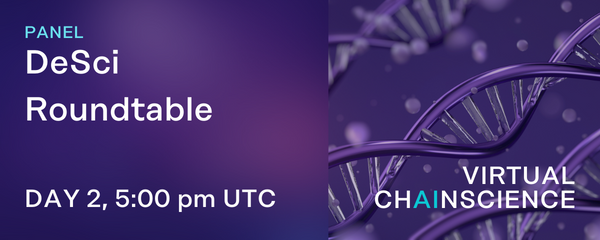 topl_protocol's tweet photo. Excited for #ChainScience? Don't miss Thursday's #DeSci panel hosted by @DWSimon from @Crypto_Altruism with:

🧬@JonathanFior CEO at @InnBioresearch 
🌊 Veronica Manuel, Dev Real at @oceanprotocol 
🧪@jb87ua, Founder at @DeSciWorld 

Join us! https://t.co/tMZ8Unr1Gq https://t.co/llNcSPfkL4