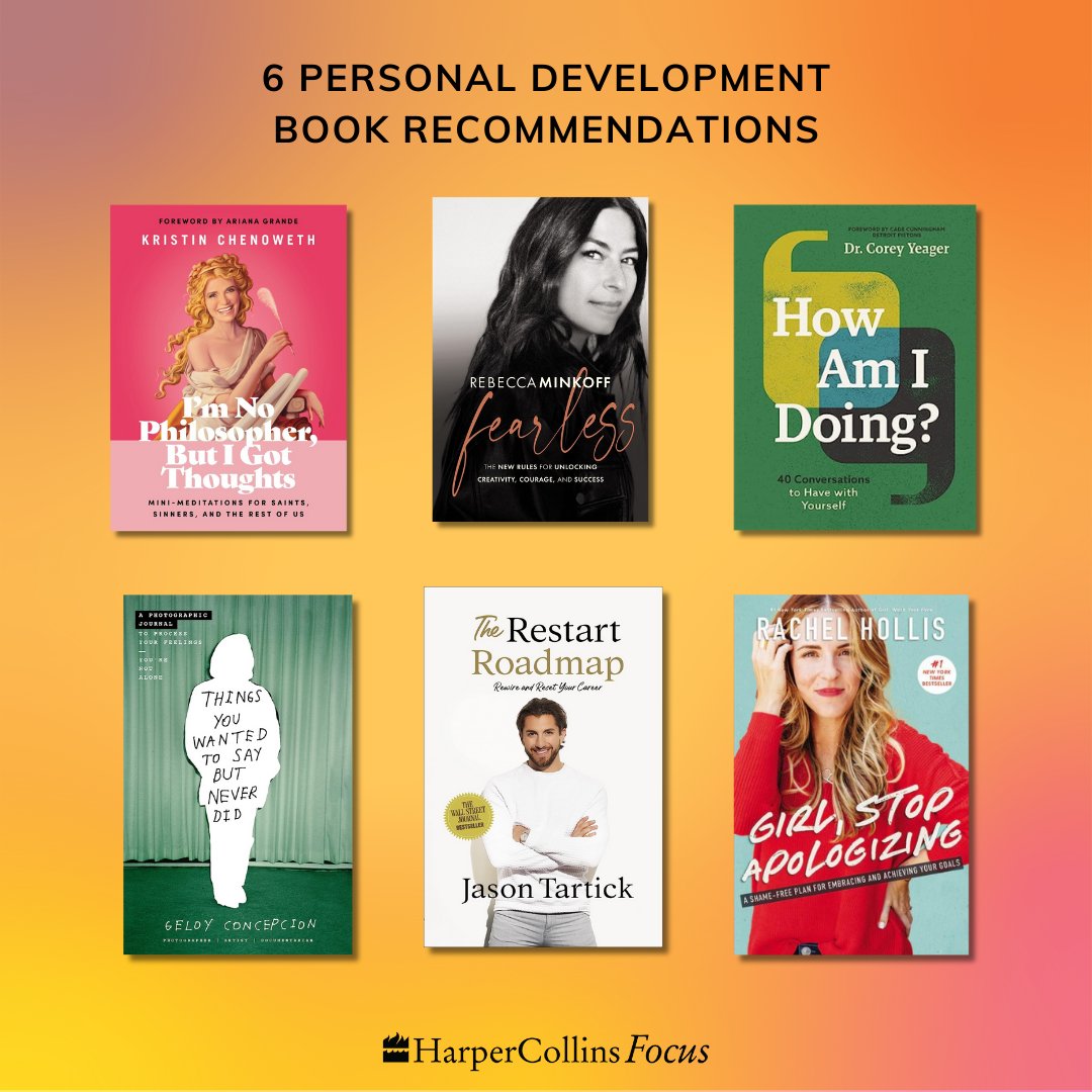 Ready to get back into a routine and goal setting as summer comes to a close? We rounded up 6 of our team's favorite books for personal development. 🔖