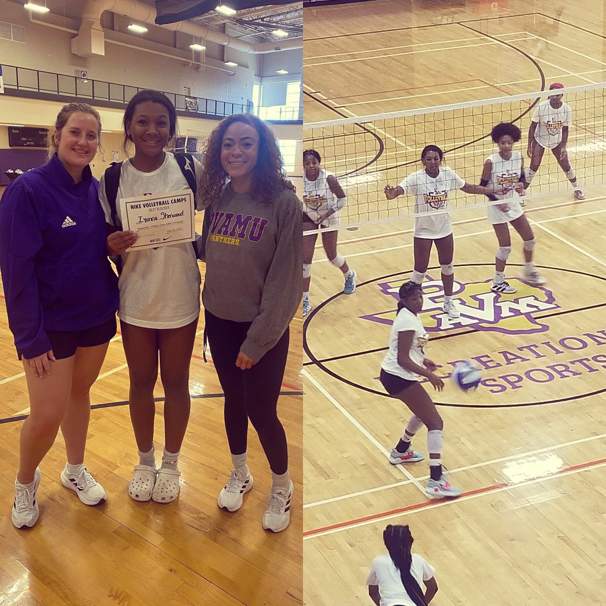 Iyonna (@iyonnavb24) on Twitter photo Thank you <a href="/Pvamu_VB/">PVAMU_VB</a> for such a great camp experience this past weekend. It was great seeing the campus and getting to know other awesome volleyball players! Even won best middle!! π€
<a href="/CoachLindsay11/">Coach Cheri Lindsay</a> <a href="/darcie_kaiser/">Darcie Kaiser</a>
#volleyballgirl #volleyball #pva Thank you <a href="/Pvamu_VB/">PVAMU_VB</a> for such a great camp experience this past weekend. It was great seeing the campus and getting to know other awesome volleyball players! Even won best middle!! π€
<a href="/CoachLindsay11/">Coach Cheri Lindsay</a> <a href="/darcie_kaiser/">Darcie Kaiser</a>
#volleyballgirl #volleyball #pva