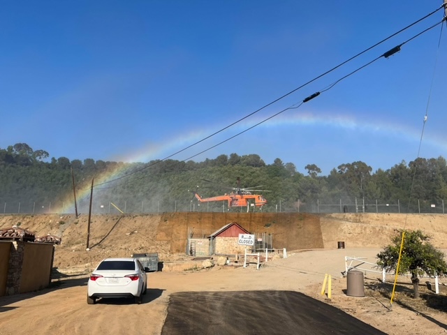Our skilled teams recently responded to a fire in Mentone, Southern California, where Joe Terrazas caught the pond snorkel in action. Our suppression tanks, which can be filled in under 60 seconds, enable our crews to respond to blazes with agility and precision.