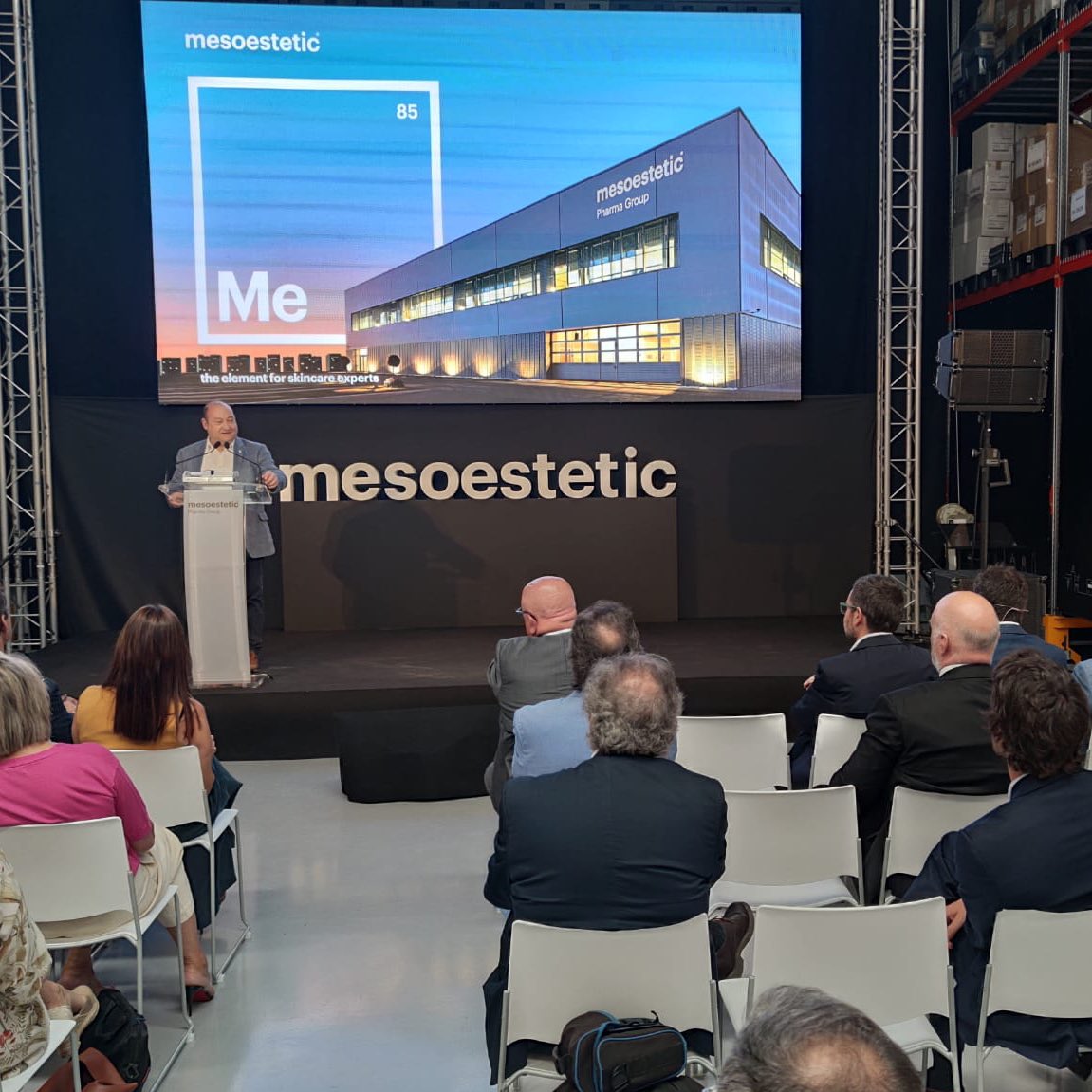 carlosruiztwitt's tweet photo. Hoy @mesoestetic_ES, referente en cosmética médica y medicina estética, inaugura la ampliación de su sede corporativa en Viladecans. https://t.co/cyqaHa1js2