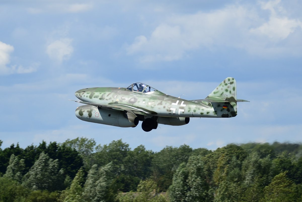 RIAT's Star of the Show for me, the Me262 Airbus Historic Flight <a href="/AirbusDefence/">Airbus Defence</a> @AirbusintheUK