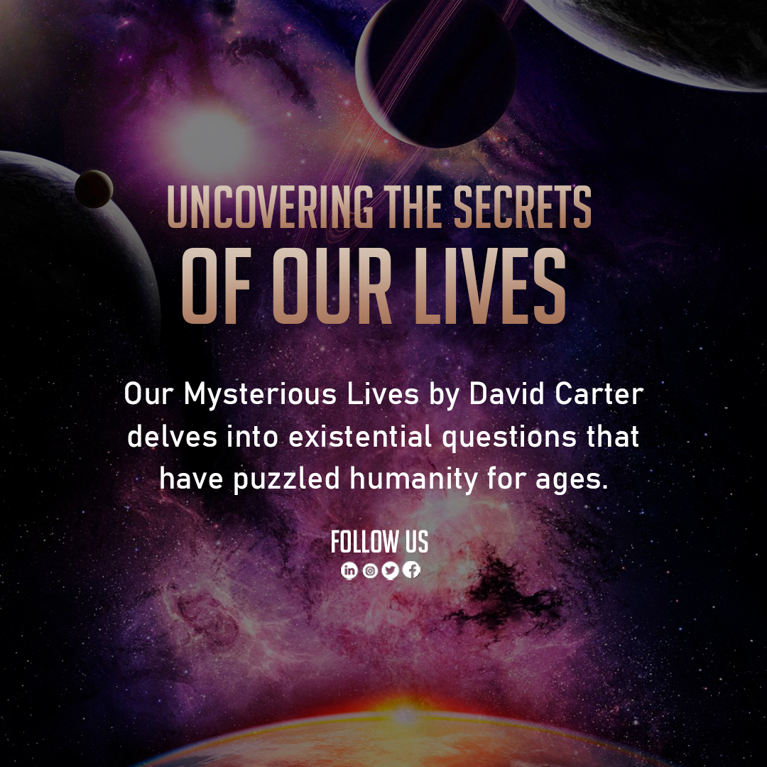 David_Carter0's tweet photo. Uncovering the Secrets of Our Lives
Our Mysterious Lives by David Carter delves into existential questions that have puzzled humanity for ages.
#davidcarter #OurMysteriousLives #DavidACarter #Agnostic #Scientific #Logical #Mysteries #God #Humans #Existence #Lives #Universe https://t.co/3QTXkEpcd6
