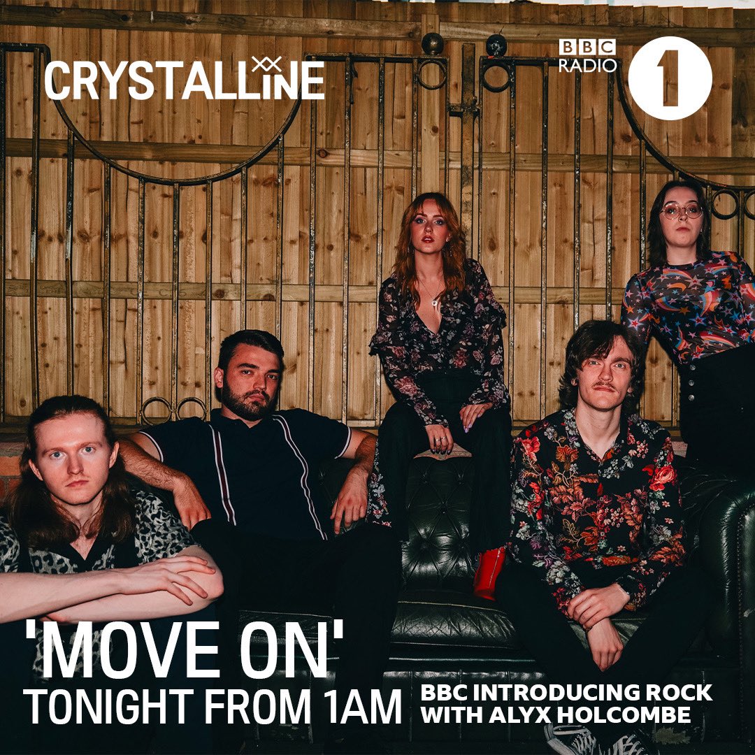 CRYSTALLINE (@crystalline_off) on Twitter photo So happy to find out BBC radio one is giving us another spin! this time it’s our latest single Move On! Thanks for making our day <a href="/AlyxHolcombe/">Alyx Holcombe⚡</a> ! 💎🤘 So happy to find out BBC radio one is giving us another spin! this time it’s our latest single Move On! Thanks for making our day <a href="/AlyxHolcombe/">Alyx Holcombe⚡</a> ! 💎🤘