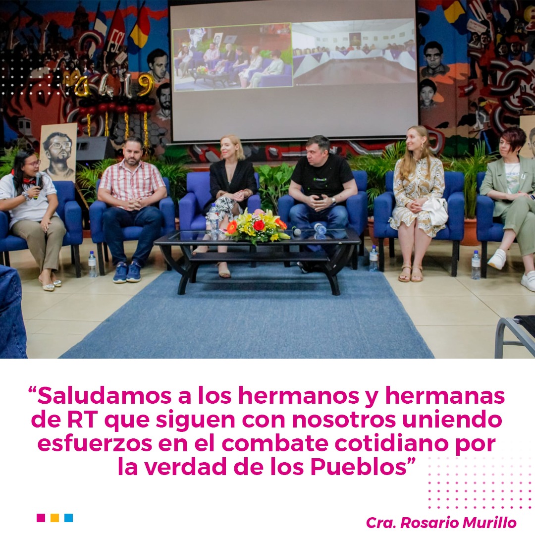 MrjNrrr's tweet photo. Bienvenidos siempre hermanos de RT a nuestra Nicaragua, fortaleciendo lazos en el plano comunicacional contra el fascismo y sus fake 
 🤜🏾🤛🏾
#4419VivalaRevolución 
#TropaSandinista https://t.co/3dQBObGpcc