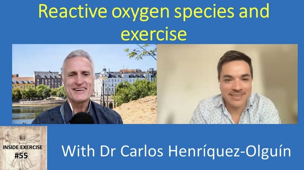 inside_exercise's tweet photo. First rising star episode now online

Great chat. Thanks @MuscleBiology

-Challenges he’s had
-Acute (exercise) vs chronic (disease) increases in ROS
-Exercise and antioxidant defense
-Should supplement antioxidants?

YouTube (https://t.co/R8XwEHBl31), Apple Podcasts, Spotify etc https://t.co/ZSzbvBPZsS