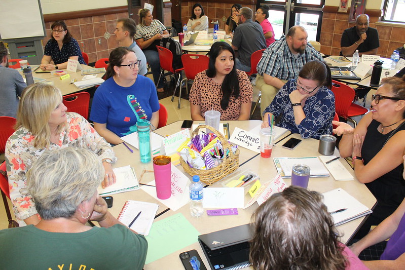 WacoISD's tweet photo. Waco ISD teamed up with Emergent Tree to provide Behavior Bootcamp for Waco ISD teachers. This series provides tools to address challenging classroom behaviors.  The learning continues as we prep for a successful  year!  Click https://t.co/ft7OAgvRDV for photos.  #LeadForResults https://t.co/8u1b1FPCVe