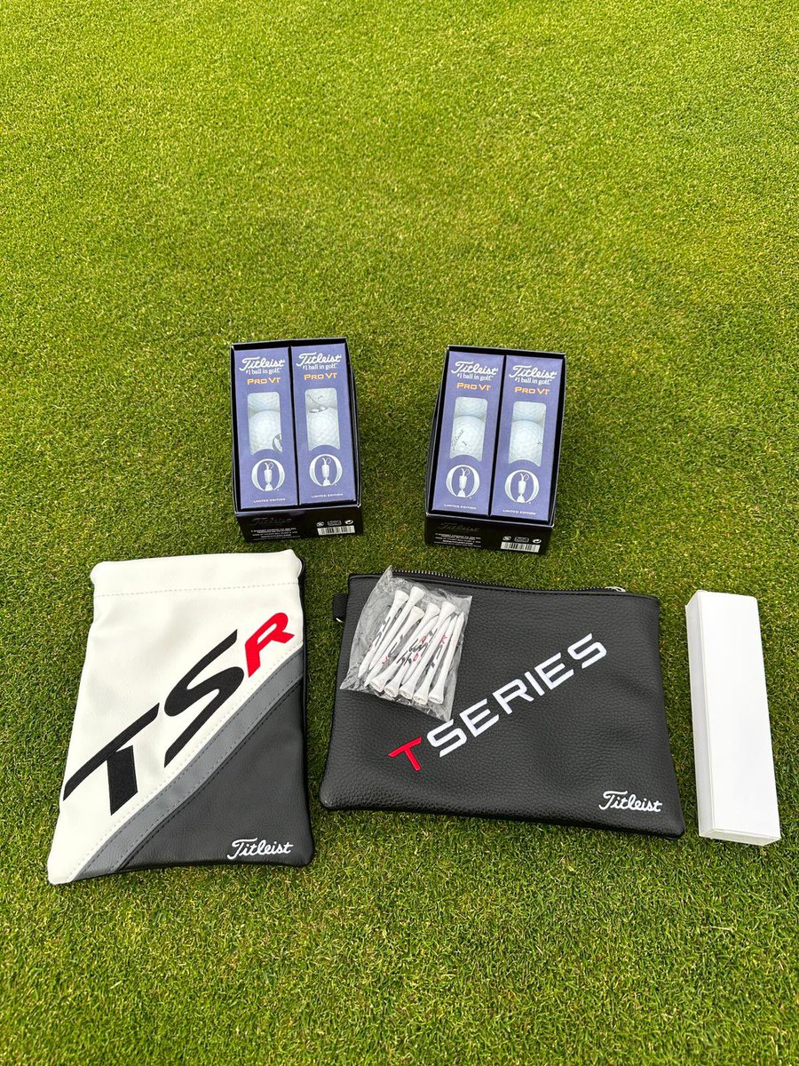Ross Jackson Golf (@rossjacksongolf) on Twitter photo Whoโs fancies some <a href="/TitleistEurope/">Titleist Europe</a> goodies! Win these unique gifts by following the instructions below
1. Like our post
2. Tag 3 friends
3. Retweet this post
Entries need to submitted by the start of #theopen. Winners revealed Thursday morning - good luck! #RJG #golf #giveaway Whoโs fancies some <a href="/TitleistEurope/">Titleist Europe</a> goodies! Win these unique gifts by following the instructions below
1. Like our post
2. Tag 3 friends
3. Retweet this post
Entries need to submitted by the start of #theopen. Winners revealed Thursday morning - good luck! #RJG #golf #giveaway