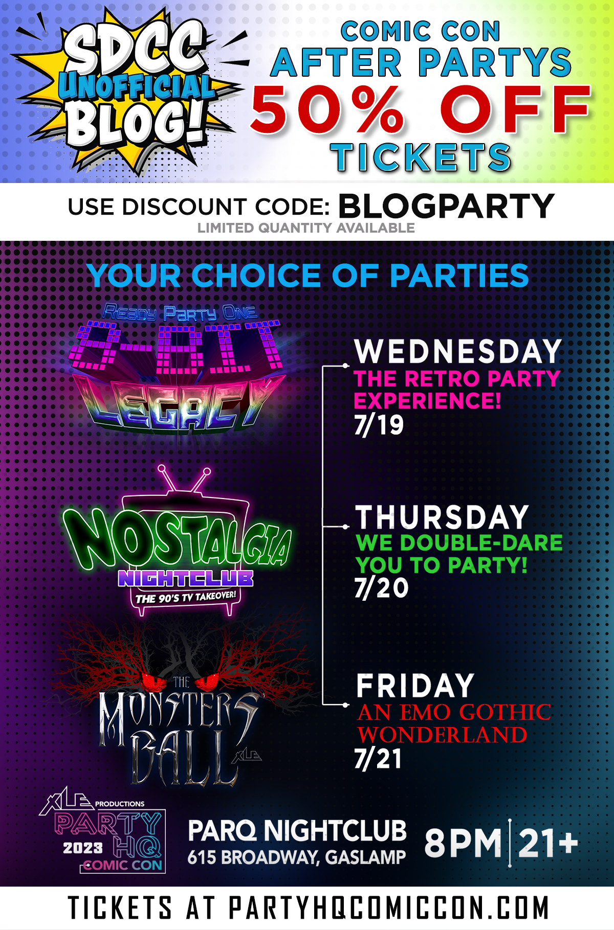 SDCC Unofficial Blog on Twitter "Have you been considering any of XLEproductions's SDCC