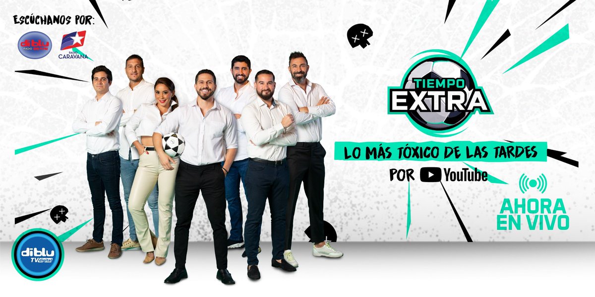 ☠️ ¡AL AIRE con los tóxicos! Arrancó #TiempoExtra 🔴 🎙️ @santiagobucaram 🎙️ @mariapazmr 🎙️ @RifleDreer_Ofi 🎙️ @CarlosGalvez21 🎙️ @AndresPonce28 🎙️ #JavierKlimowicz 👉🏻 Míranos por YouTube youtube.com/live/1SpnBc-US…