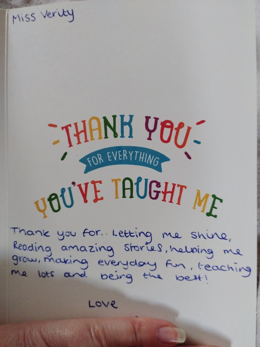 SarahVerity's tweet photo. When you get a card like this ❤️ https://t.co/HfXzH2E9iA