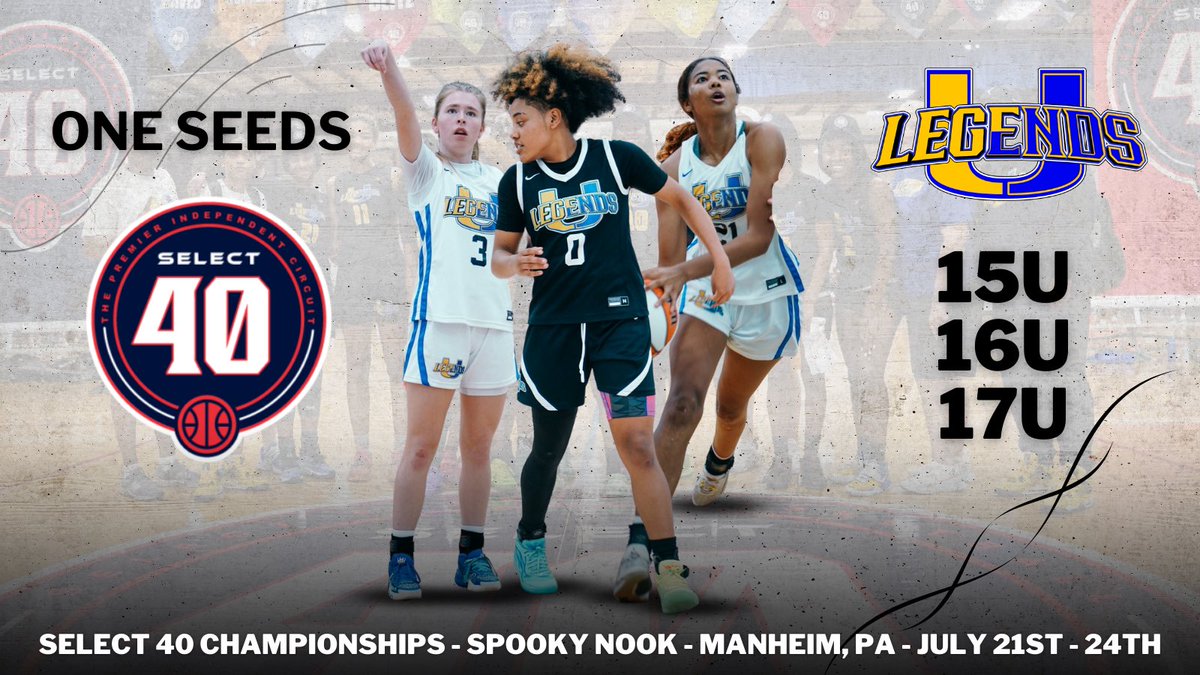 Walking into PA with three one seeds ✅

✅ 15U
✅ 16U
✅ 17U

See you all at Spooky Nook! Select 40 Championships coming up!

#BTA 🟦🟨🙌🏼