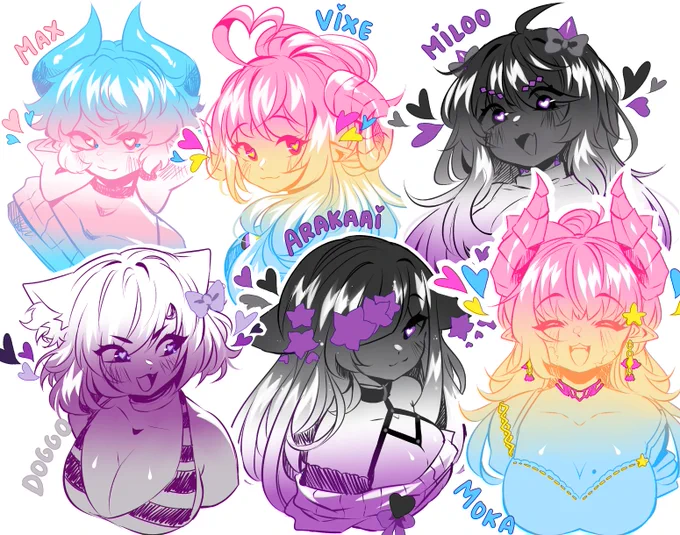 ALL PRIDE SKETCHES ARE COMPLETE WAHOO!!
