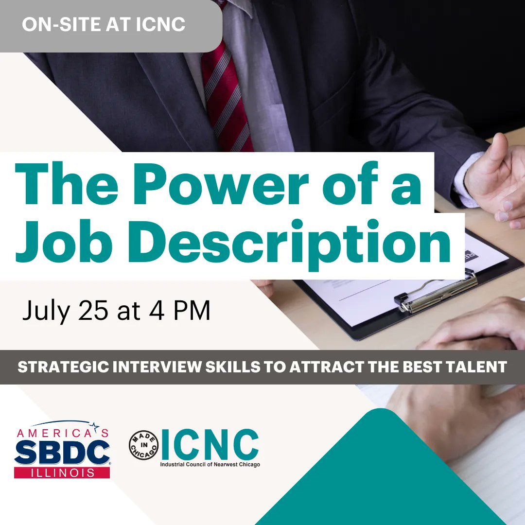Successful businesses are backed by a strong team, and hiring the right person starts with a great job description. Join this immersive session to build an appealing job description and learn how to identify the best people for the job. Get your ticket: bit.ly/43uFs6r