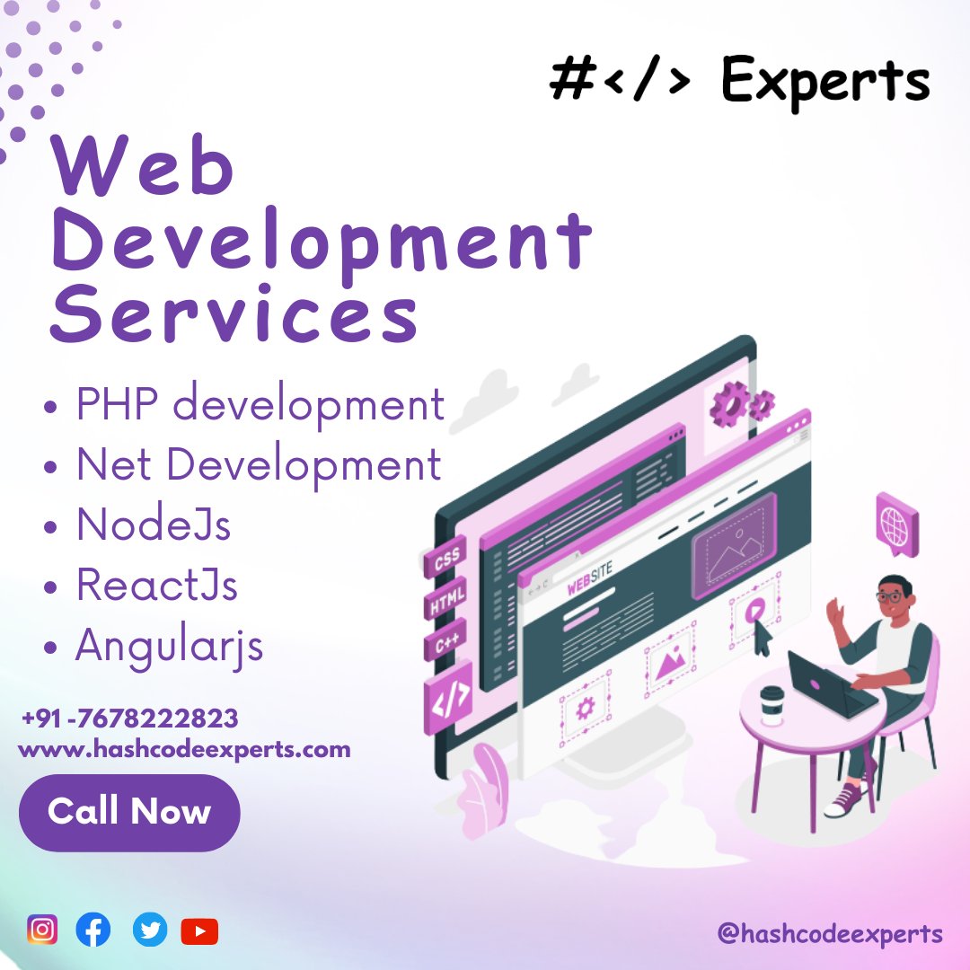 hashcodeexperts's tweet image. Web Development Services
&amp;gt;PHP development
&amp;gt;Net Development
&amp;gt;NodeJs
&amp;gt;ReactJs
&amp;gt;Angularjs
Contact on: +91 7678222823
mail: info@hashcodeexperts.com
Website: hashcodeexperts.com
follow on:  @hashcodeexperts
.
.
#people #summervibes #apple #fruit #mouth #smile 
#hashcodeexperts