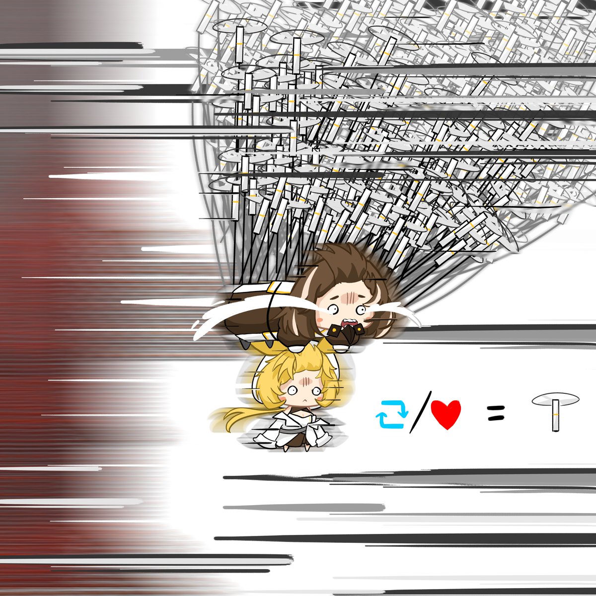 Rumbyy_'s tweet photo. Ok we may have went too far.. we can slow down now.. 

#明日方舟 #Arknights #アークナイツ https://t.co/9eXKgf5na2