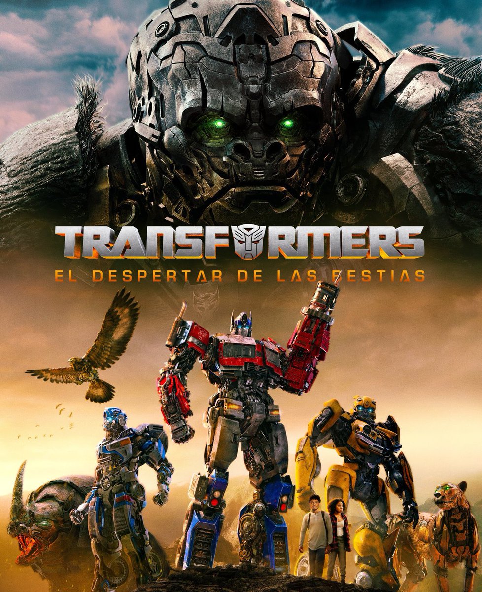 Cuacarraquear2's tweet image. En su sexta semana de exhibición fui a ver #Transformers El Despertar de las Bestias y no sé por qué me dejé llevar por malos comentarios, es un blockbuster muy divertido y espectacular, de lo mejor que han hecho en la franquicia, todavía la alcanzan en cine, no la dejen pasar.