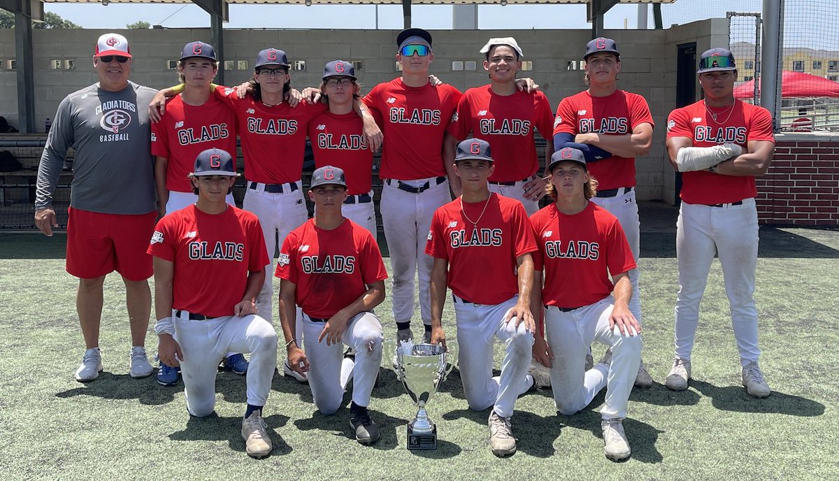 Texas_PG's tweet photo. 2023 16U WWBA South Elite Championship

🥇 Scorpions 2025 Black
🥈 Beaumont Gladiators Walker
🏆 MVP- Augustus Bickett
🏆 MVPitcher- Luke McLeod https://t.co/MZPZLs5sAt