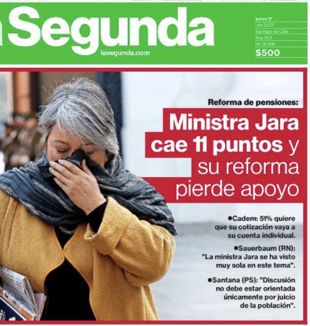 MaggInvernista's tweet photo. No habrá ninguna reforma de pensiones, usted confiaría en entregarle su 6% de ahorros a una manga de corruptos? 🤡 #RenunciaBoric https://t.co/0O8swmlivB