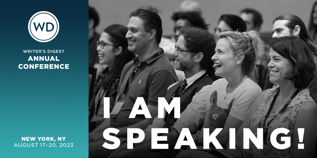 Join me for the @WritersDigest annual conference in NYC. Use code SPEAKER50 for $50 off registration. Join me for a full day of Supporting Elements of Story; multiple timelines/POVs; and using nonverbals. Check out the lineup! writersdigestconference.com