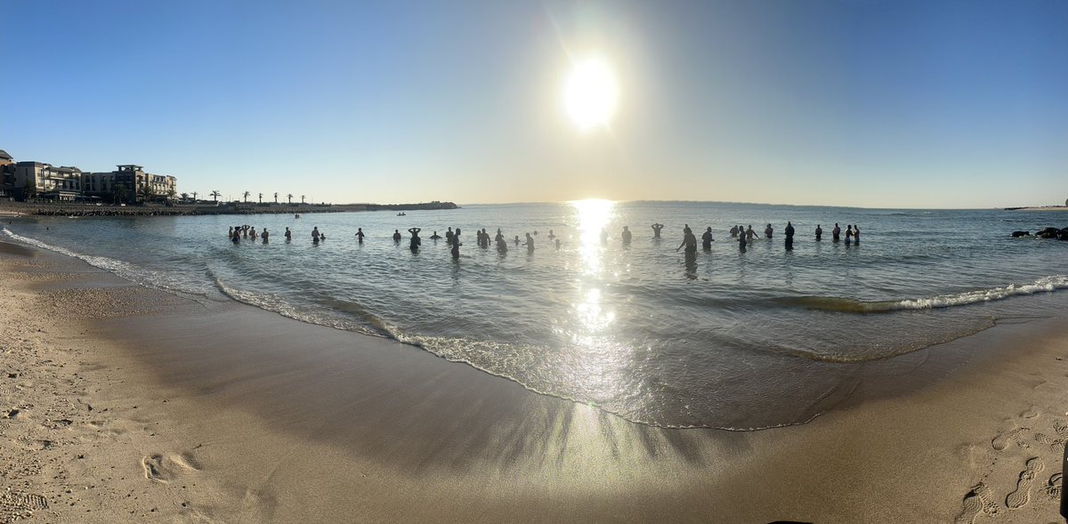namibia_rugby's tweet photo. Namibia 🇳🇦, 𝐘 𝐎 𝐔 𝐁 𝐄 𝐀 𝐔 𝐓 𝐘 🌊!
.
Players Recovery session 💪🏼
#BornToBeBrave #RecoverySession #Namibia #Swakopmund #Benguela #ThisIsNamibia #ThisIsUs https://t.co/I4w5hWPPm0