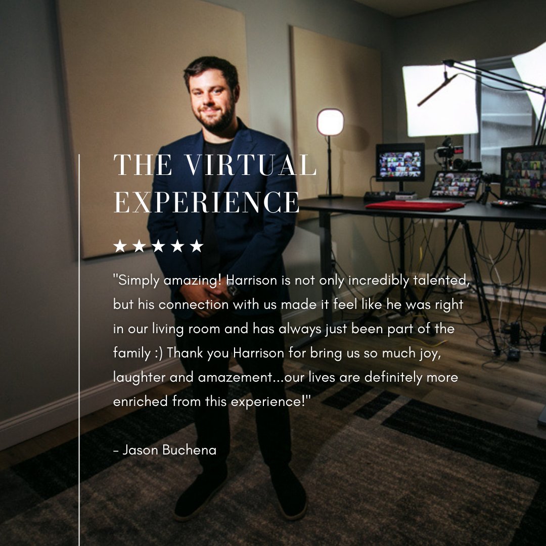 HarrisonKramer_'s tweet image. Some epic client feedback from a show last week. This is the stuff that keeps me going! Looking to upgrade your #virtualevent? Get in touch! #virtualmagicshow #virtualmagician #virtualevententertainment #corporateevents