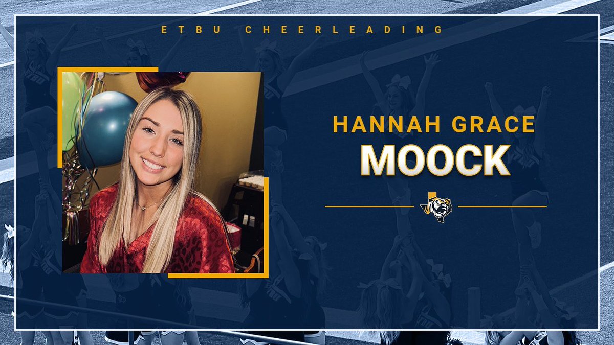 Welcome back Hannah Grace for another great year! 

Hannah Grace is looking forward to making new friends and cheering on the Tigers from the sidelines!