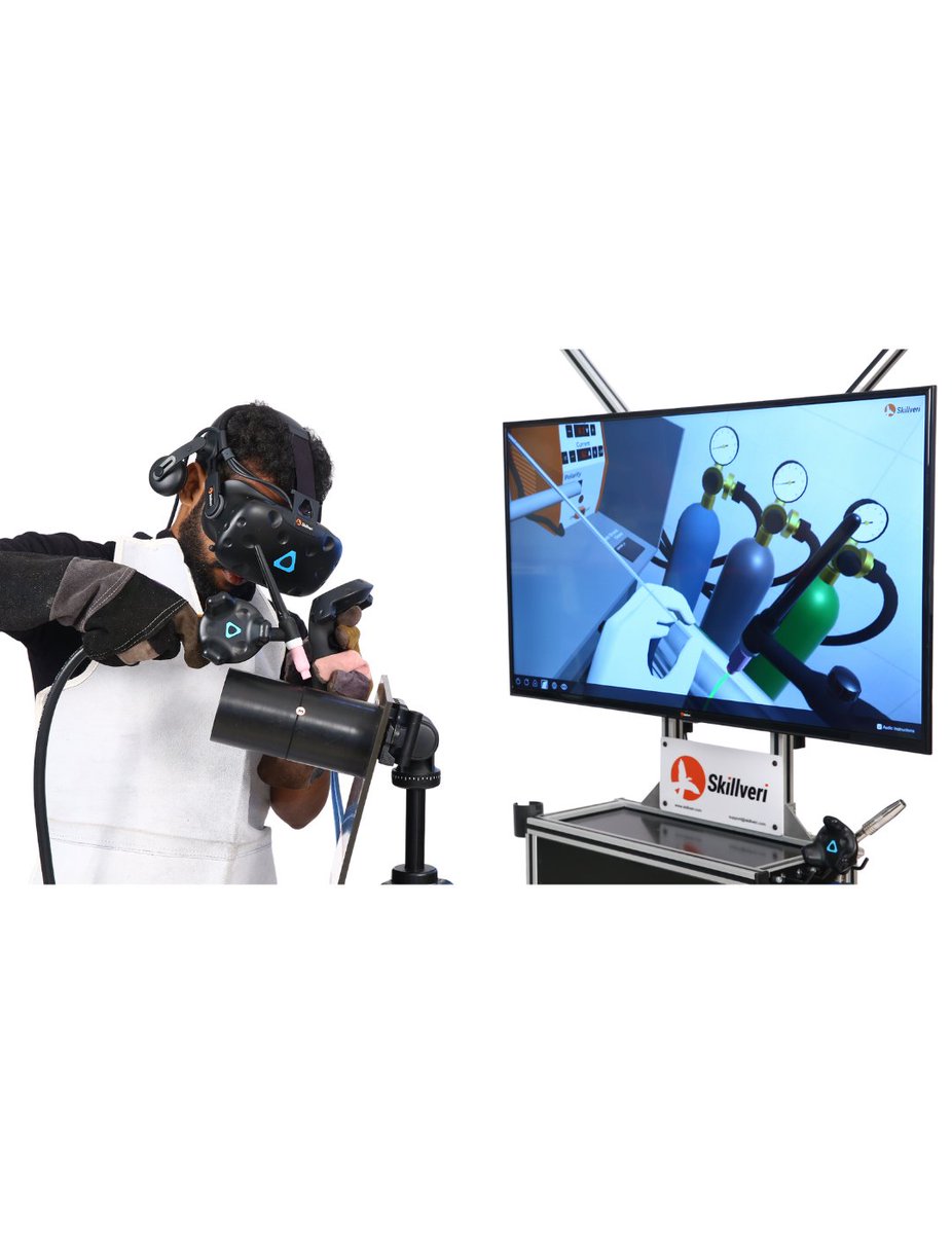 Vocational skills training or training our students in skills which needs "working with their hands" is an excellent application for VR. With it's unique technology, #Skillveri is revolutionising training in domains like welding, painting, equipment repairs  #saturdaywithstartups