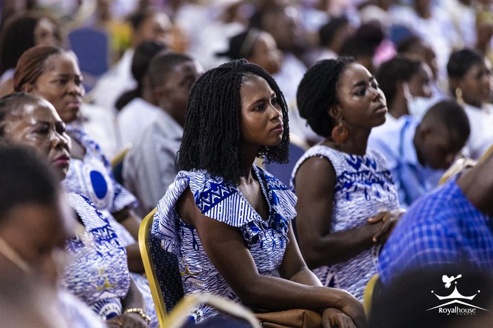 RoyalHseChapel's tweet photo. Sunday celebration service was a recap from Royal Ladies Camp 2023. With joy and celebration, we praised and thanked God for putting laughter in our mouth and giving us our miracles. 
In the name of Jesus, it's your time to laugh!  
#rlcamp2023 
#itsmytimetolaugh 
#CityOfShiloh https://t.co/qgURmpx4Vk