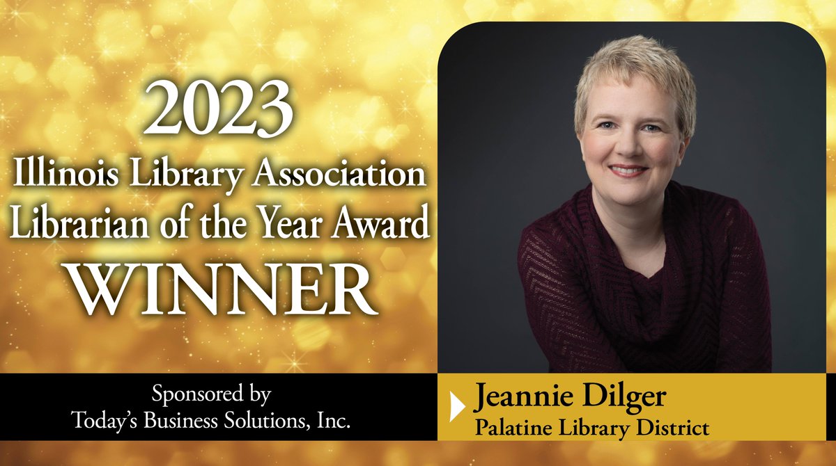 Illinois Library Association (@illlibraryassoc) on Twitter photo Jeannie Dilger, Director of the Palatine Library District, is the recipient of the 2023 ILA Librarian of the Year Award. Congratulations, Jeannie! bit.ly/44wDKms <a href="/palatinelibrary/">Palatine Library District</a> Jeannie Dilger, Director of the Palatine Library District, is the recipient of the 2023 ILA Librarian of the Year Award. Congratulations, Jeannie! bit.ly/44wDKms <a href="/palatinelibrary/">Palatine Library District</a>