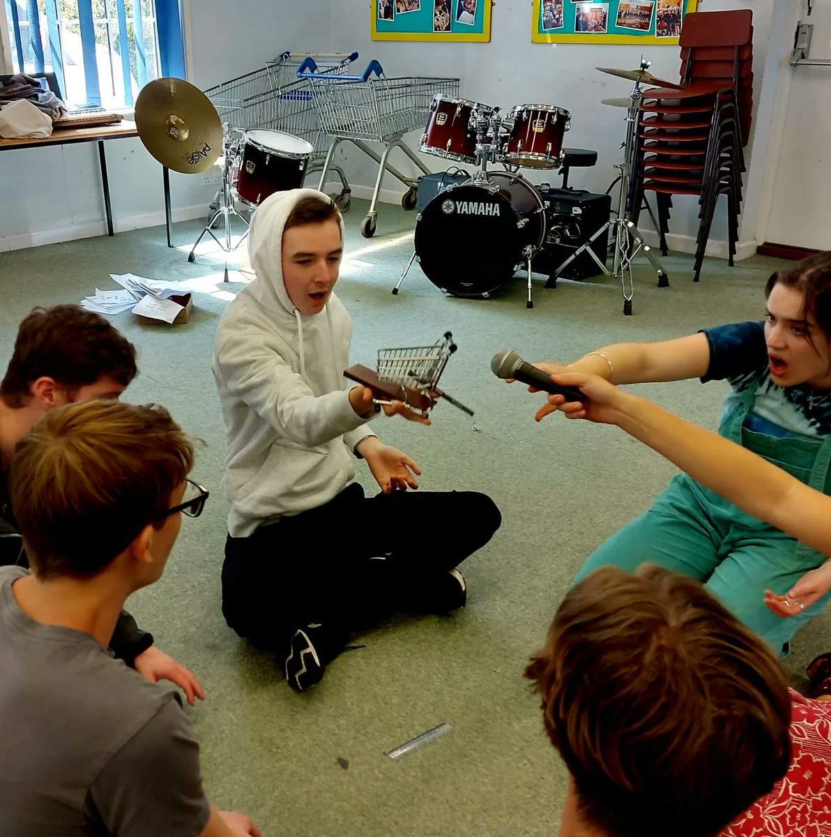 StargazeThCo's tweet photo. 'AM I NUTS!' Rehearsals Day 1
#aretheynuts? #stargazetheatre #edfringe23 #newwriting #newplay #rehearsals https://t.co/YBXhYaNwpV