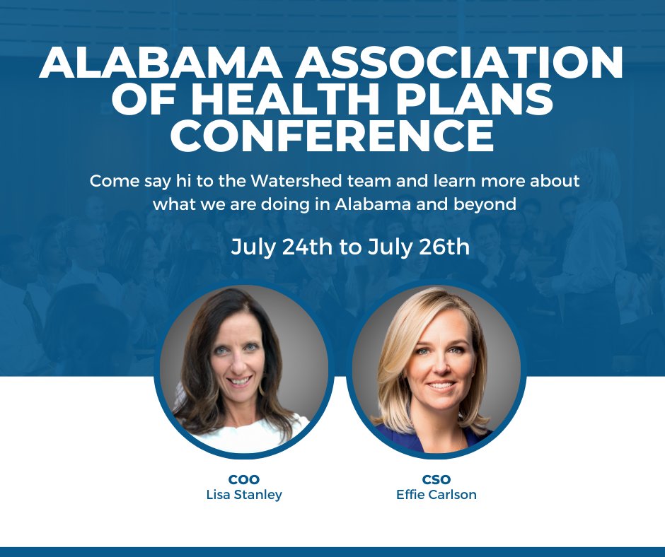 ALABAMA ASSOCIATION OF HEALTH PLANS Conference on July 24th to July 26th in Fairhope, AL.  If you're attending, let's set up a time to connect. Let's talk about how we can benefit your health plan, members, and providers. See you there! #AAHP2023