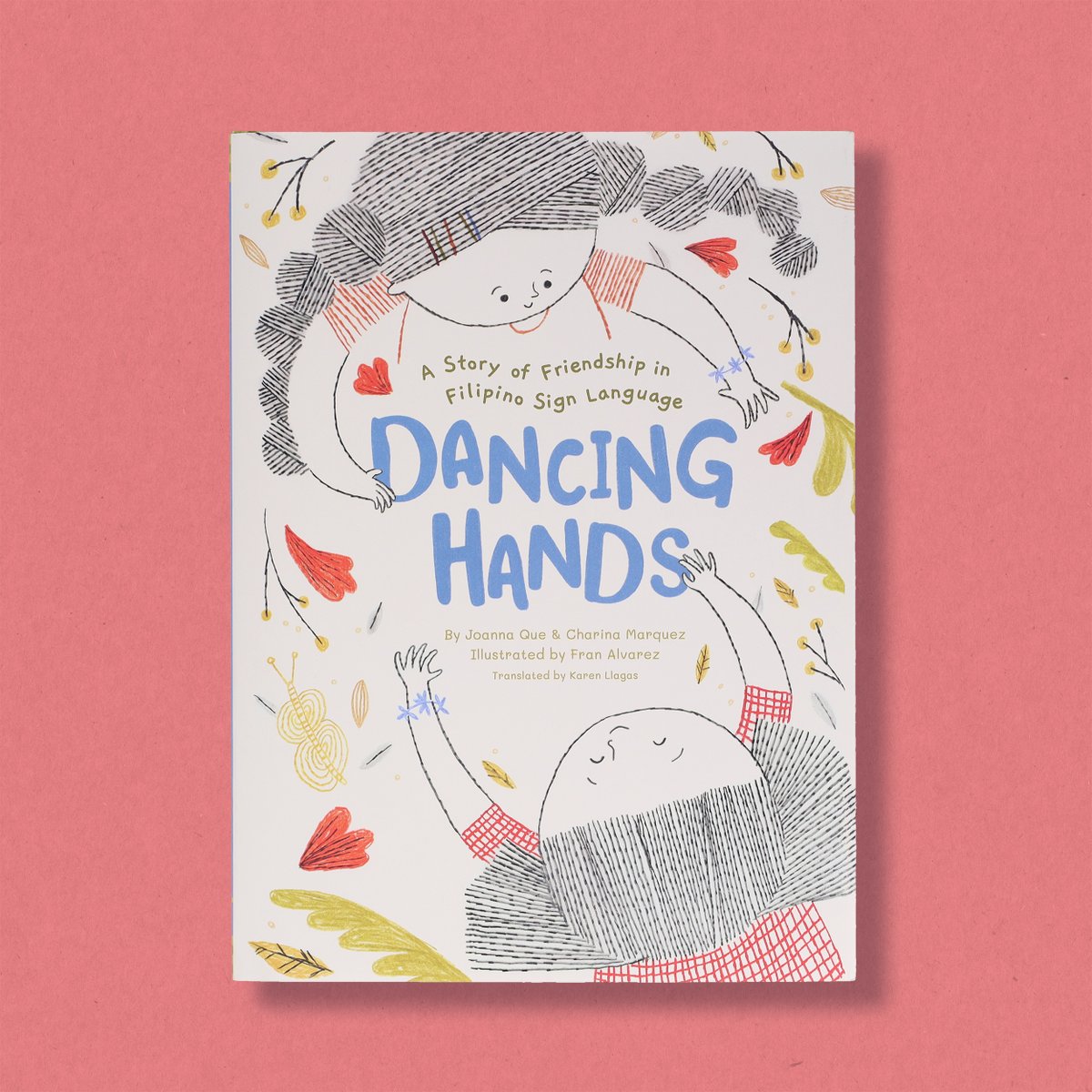 ChronicleKids's tweet photo. Dancing Hands by Joanna Que, Charina Marquez, &amp; illustrated by @nobeesnohoney is out tomorrow! ✨

Originally published in the Philippines in concert with nonprofit @RoomtoRead, this artful picture book is all about friendship and sign language💖

🔗https://t.co/U8nk0HIZgG https://t.co/xfpaC2pkJ7