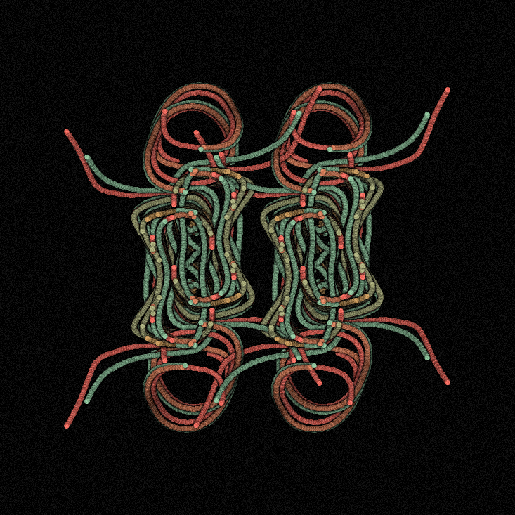 emerg_art's tweet photo. Back at it with "Intertwinement", live on #fxhash !  It's been a while ✌🏻 

https://t.co/B3XmQxHyHR

#generativeart #genart #p5js #procedural https://t.co/DRmujHN5ek