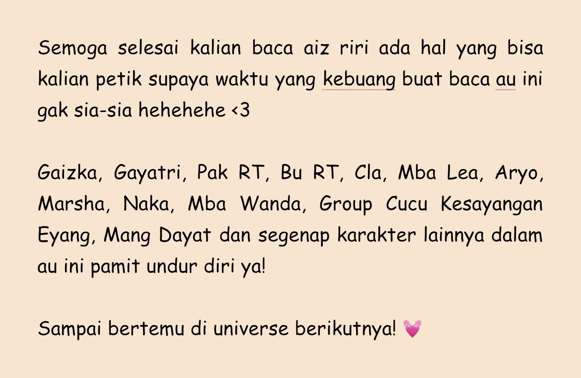 universebyim's tweet photo. surat cinta untuk kalian 💓🫂 https://t.co/B7vVFDfdZ5