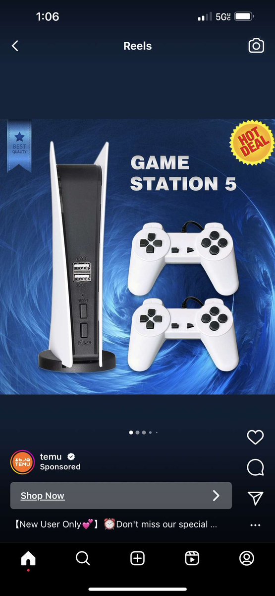 SmokinDMT's tweet photo. Just copped a PS5 for $60 omg what a steal bro https://t.co/VTtgypjtHp